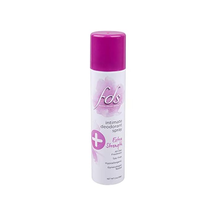 FDS Hypoallergenic Intimate Deodorant Spray, Extra Strength 2 Ounce (2-Pack)