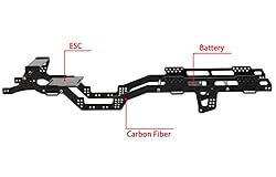 RC Carbon Fiber LCG Chassis Frame Girder Refit