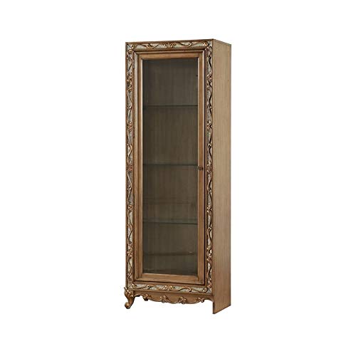 ACME Furniture Orianne Entertainment Center, Antique Gold