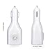 USB Car Charger, Elepower 2 in 1 Dual USB Travel Car and Wall Charger for iPhone X 8 7 6s Plus, Samsung Galaxy S9 S8 Plus Note 8 5, iPad Air Mini, Nexus, HTC, LG, Nokia and More-White