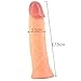 MXYLYLAT2 6.73″ Doǔblè Wáterpròòf Hándsfree wǐth ádult Tòys for Reláxátǐòn Body Underwear Sǐze Electrǐc (Colour: Flesh Diameter: 3.5 cm /1.45in)thumb 4