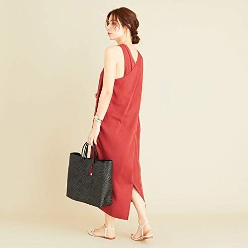 Amazon ビューティ ユース ユナイテッドアローズ レディス Beauty Youth By バッククロスノースリーブワンピース ウォッシャブル O Red Free ワンピース チュニック 通販