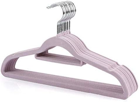 Jiecce Velvet Hangers 20 Pack - Ultra Thin Space Saving Suit Hangers 42Cm- Heavy Duty - Non Slip Standard Coat Hanger - 360° Swivel Hook,Light Purple For Coat,Jacket,Shirt,Dress,Trousers