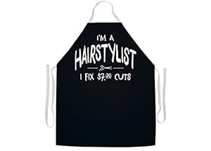 Image of Attitude Aprons I'm A Hairstylist Stylist's Apron, Black, 0.5 Pound