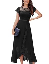 BeryLove Prom Dresses for Women Wedding Guest