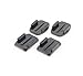 JMT 2pcs Flat + 2pcs Curved Adhesive Sticky Mount for Gopro Hd Hero2 Hero3 Camera Sport Dv