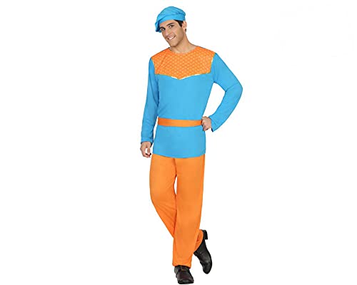 Atosa-30764 Atosa-30764 Adult Men's Costume PAJE Size Christmas, Blue, M-L (30764)