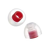 SpinFit CP100-M - Patented Silicone Eartips for Replacement (2 Pairs, Medium Size) (4mm Nozzle Dia.)