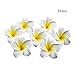 TangTanger 50 Pcs Hawaiian Foam Artificial Plumeria Hawaiian Flower Petals for Wedding Party Decoration