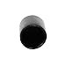 uxcell 10mm Inner Dia Rubber Hose End Cap Screw Thread Protector Cover Black 100pcs