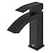 VIGO Satro 7'' H Single Handle Single-Hole Bathroom Faucet in Matte Black-VG01015MB
