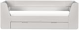 Julian Bowen Cyclone Daybed Taupe with Storage & Shelving Unit view 4