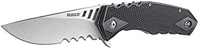 Columbia River Knife &amp; Tool Ruger Follow-Through with Veff Flat Top Serrations Knife