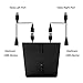 Tesla Model 3 QI Wireless Phone Charging Dock Center Console Wireless Charger with USB Splitter for Tesla Model 3 Gen 2 Black