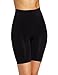 Heavenly Shapewear Women's Seamless Long Leg Slimmer, Black, Medium
