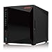 Asustor AS5304T | Gaming Inspired Network Attached Storage | 1.5GHz Quad-Core, Two 2.5GbE Port, 4GB RAM DDR4, 4GB eMMC Flash Memory | Personal Private Cloud (4 Bay Diskless NAS)
