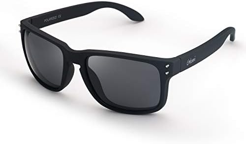 Polarized Wayfarer Sunglasses For Men Women, [2019 NEW] UV400 Protection, Anti Glare, Classic & Retro design with Metal Rivets, Comes with Gift Box & Accessories, Multiple colours available