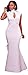 Kearia Women Formal Gown Mock Neck Sleeveless Key Hole Evening Prom Mermaid Long Dress