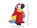 QDD Talking Parrot Toy Cute Mimicry Repeat What You Say Stuffed Animal Electronic Toy Interactive Animated Bird for Children Gift