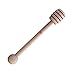 Dealglad 20Pcs Portable 6 Inch Wooden Jam Honey Dipper Stirring Rod Honey Muddler Stick Spoons