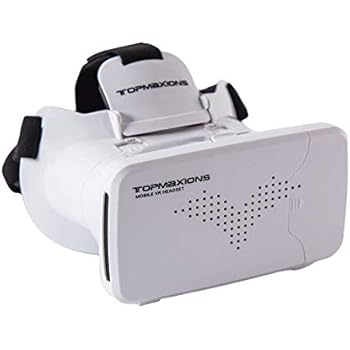 Virtual Reality Headset, 3D VR Glasses for Mobile Games and Movies, Compatible 4.7-6.2 inch iPhone/Android Phone, Including iPhone XS/X/8/8Plus/7/7Plu - OPTOSLON