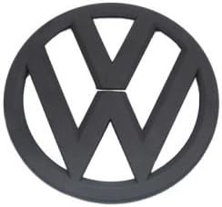 Euro Style Matte Black Smoke Front Grille Emblem For VW MK7 Golf 2.5 TDI GTI 2.0T R