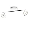Philips LED-spotbalk 2 lampen 3 W, wit 571723116