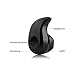 Newest CSBROTHER Smallest Wireless Invisible Bluetooth Mini Earphone Earbud Headset Headphone Support Hands-free Calling For iPhone Samsung Xiaomi Sony Lenovo HTC LG and Most Smartphone. (Black)