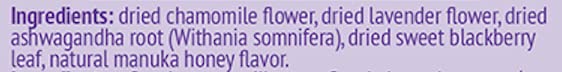 HYLEYS CALM TEA WITH ASHWAGANDHA – LAVENDER & HONEY FLAVOR – CAFFEINE-FREE, HERBAL TEA – 25 TEA BAGS – SLEEPY CHAMOMILE BEDTIME BLEND: NATURAL HERBAL TEA FOR DEEP RELAXATION & RESTFUL SLEEP