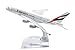 TANG DYNASTY(TM) 1:400 16cm Air Bus A380 Emirates Airlines Metal Airplane Model Plane Toy Plane Model