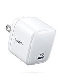 USB C Charger [GaN Tech], Anker 30W Ultra Compact Type-C Wall Charger with Power Delivery, PowerPort Atom PD 1 for iPhone 11/11 Pro/Max/XS/XR, iPad Pro, MacBook 12'', Pixel, Galaxy, and More