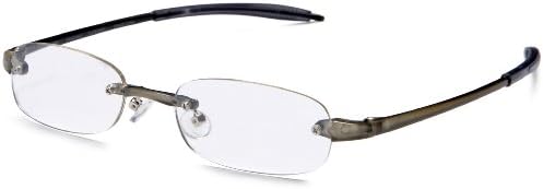 Visualites 205 Oval Reading Glasses,Olive Frame/Clear Lens,3.00 Strength,48 mm