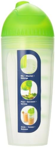 Zyliss Shake N' Go Drink Shaker/Blender Bottle, Green