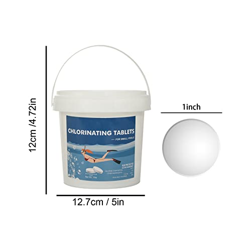 Chlorine Tablets for Pools, 1 Inch Large Chlorine Tablets Kit for Pools