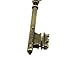 Dancingstars Attack on Titan Eren's Key Cosplay Necklace (L, Bronze)