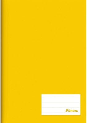 <span>Caderno Brochura Capa Dura 1/4 96fls Amarelo 1 UN  (7899264353150)