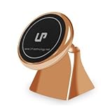 LP Magnetic Car Mount, 360 Degrees Universal Magnetic Car Mount Holder (Rose)