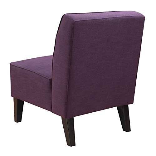 Pulaski Blackberry Purple, 24.00" W x 28.70" D x 32.00" H Slipper Accent Chair
