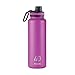 Takeya Originals Water Bottle With Spout Lid - Bottle with Double Stainless Steel Insulation - Dishwasher Safe & BPA- Free - 24 oz, Ocean