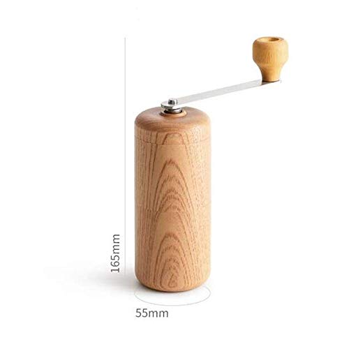 GYW-YW Manuelle Kaffeemühle Handschleifer Massivholz Kaffeeschleifkern Dicke Einstellbare Taschenschleifer Manuelle… – Bild 4