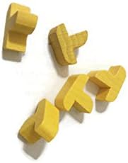 YorksGamePieces Yellow Ships Expansion Replacement Player Pieces