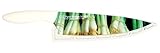 Kai USA Pure Komachi AB9067 HD Photo Chef's Knife, 8-Inch, Green Onion