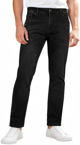 IZOD Men's Jeans - Regular Fit Comfort Stretch Knit Denim Jeans