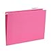 Blue Summit Supplies 25 Pink Hanging File Folders Letter Size, Reinforced Hanging File Folders Pink, Designed for Home and Office Color Coded Organization