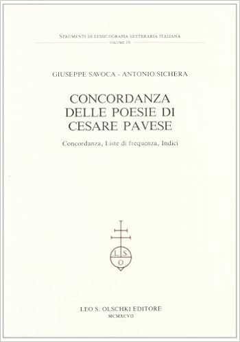 Amazon In Buy Concordanza Delle Poesie Di Cesare Pavese Book Online At Low Prices In India Concordanza Delle Poesie Di Cesare Pavese Reviews Ratings