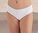 Brix Girls Cotton Briefs Underwear - Super Soft Stripe White Panties 3 pk Cotton