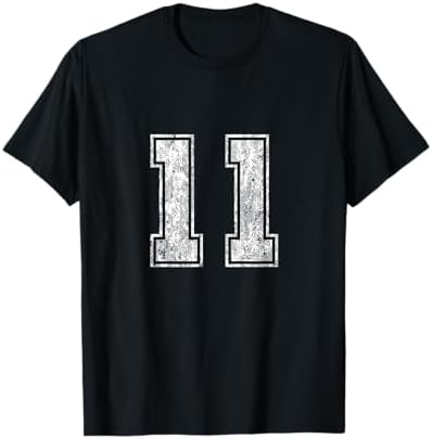 Amazon.com: T-Shirt Number 15 Vintage Fifteen Tee Sport Design T