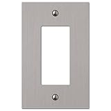 Amerelle 55RBN Elan Wallplate, 1Rocker, Cast