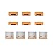 Lindy USB Port Blocker - Pack of 10 - Orange 40463