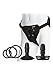 Doc Johnson Vac-U-Lock - Dual Density ULTRASKYN Experienced Set - 3 Large Dildos, Supreme Harness, VUL Suction Cup, Toy Cleaner, Mood Water-Based Lube - Pegging - Vanilla